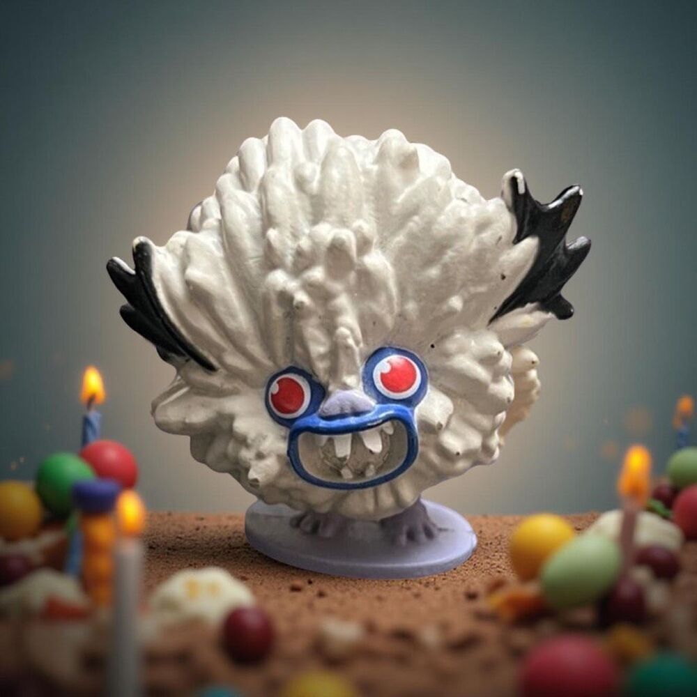 Trolls Cake Debbie the Bat Topper 1.5” B5